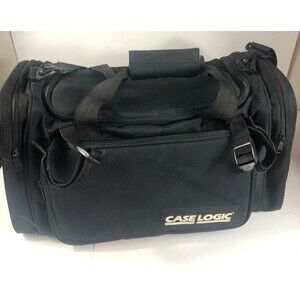 Case Logic Black Gear Bag Camcorder Camera Video Equipment Duffle Carry Case